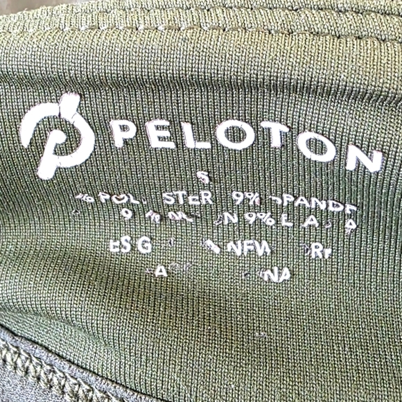 Peloton Olive Green Sports Bra Size Small - Picture 3 of 3